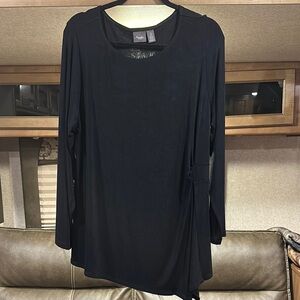 Chicos Travelers Long Sleeve Top Size 3